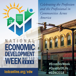 Economic Development Week logo for promoting event