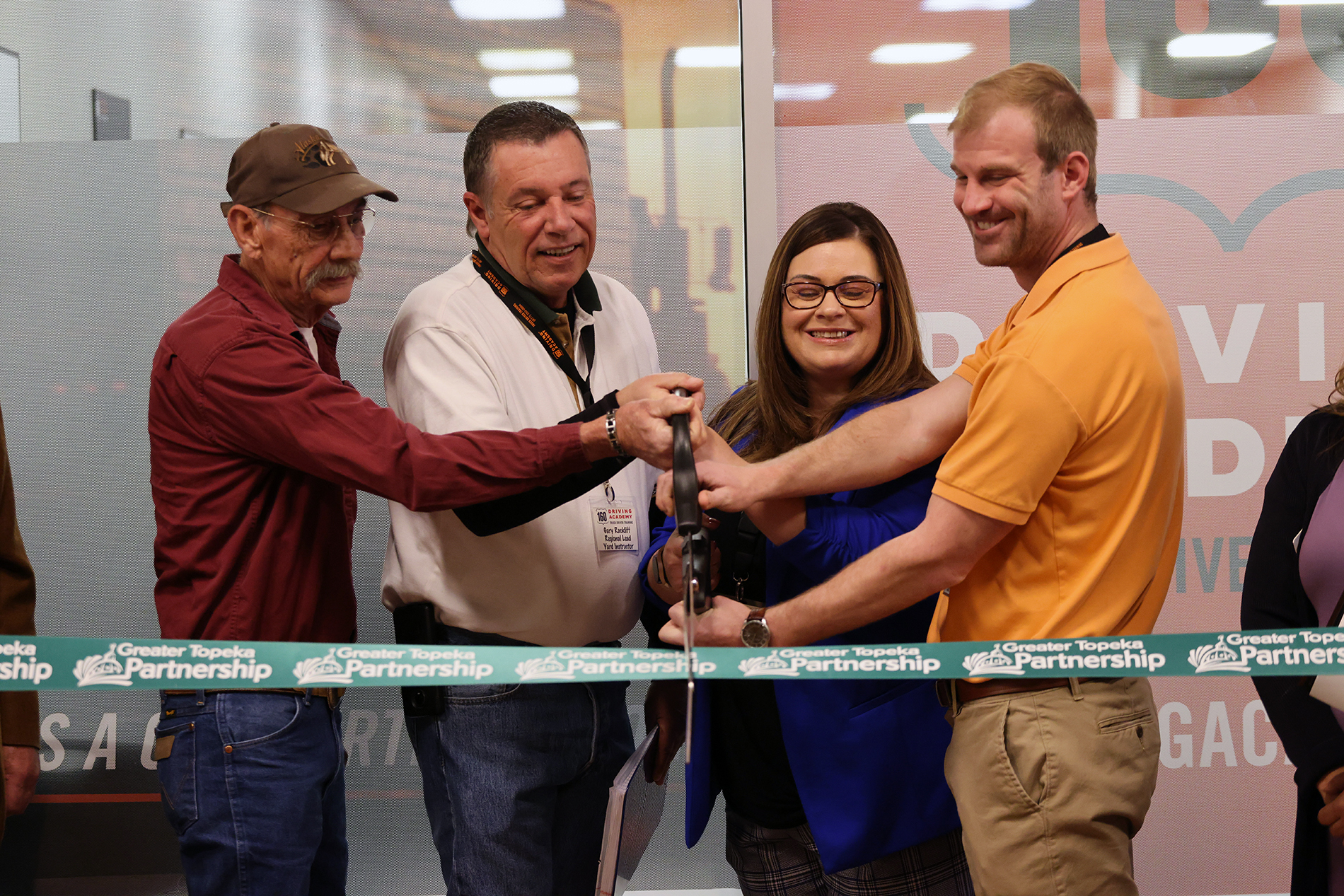 Today we celebrated the opening of 160 Driving Academy’s Topeka location with a ribbon cutting! 160 Driving Academy specializes in helping drivers earn their Commercial Driver’s License (CDL). They are located at Fairlawn Plaza, so go pay them a visit!