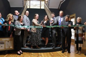 This afternoon we celebrated The Beacon’s grand opening with a ribbon cutting! The Beacon is a newly restored event venue in downtown Topeka that has been rehabilitated with versatility in mind to accommodate your event – large or small.