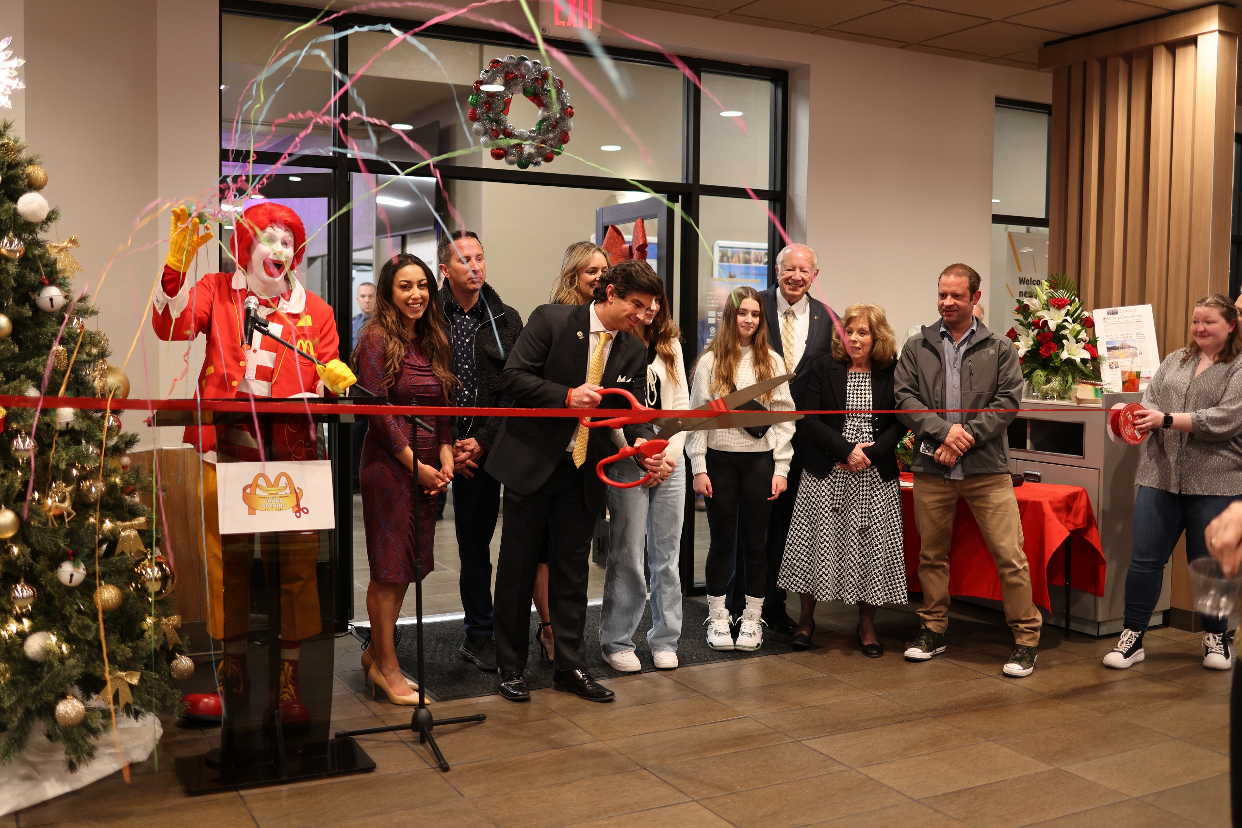 12/12/2023: Celebrating the Grand Opening of McDonalds at the Topeka Service Area of the KTA.