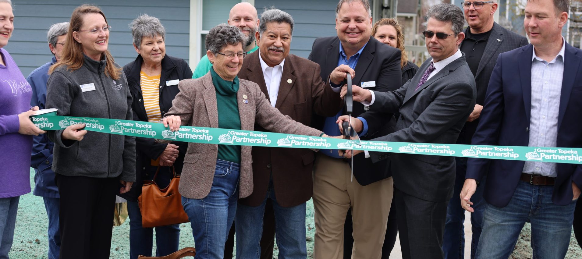 We celebrated the opening of new housing units with Cornerstone of Topeka with a ribbon cutting! Cornerstone has been providing housing and resources to assist individuals and families experiencing homelessness to get back on their feet since 1987.