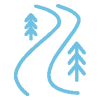 trails blue
